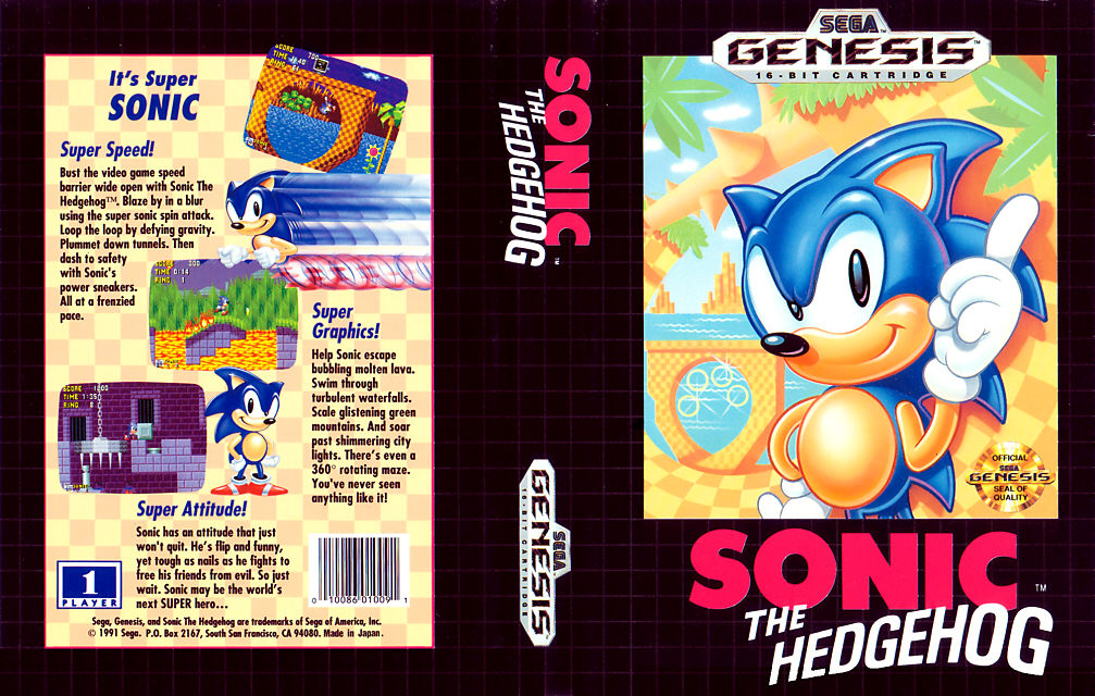 Sonic the good Hedgehog (Sega Genesis, 1991)